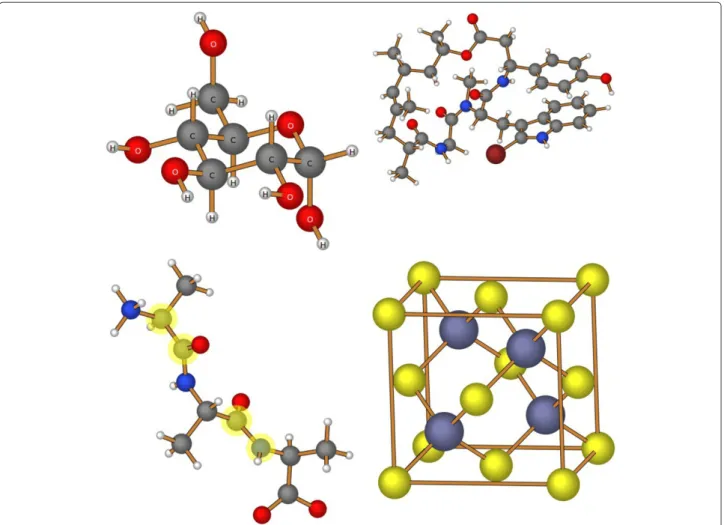 Figure 1 Sample molecules. Molecular images generated using the CH5M3D library.