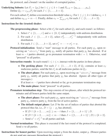 Figure 3: Protocol C T W