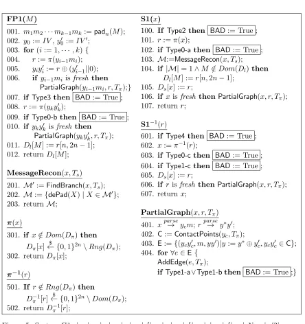 Figure 5: System G1. |for allmi| = |m| = |yi| = |y′i| = |yc| = |y′c| = |y| = |y′| = |y∗| = |r/2| = n, i.