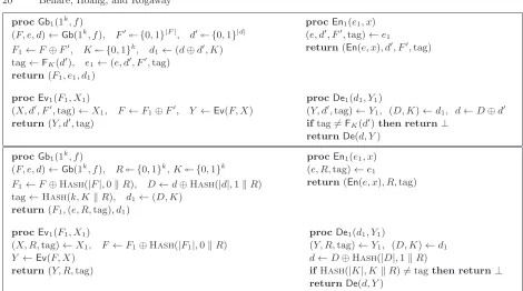 Fig. 8. Transform all-to-all1FGS (top): Scheme G1 = (Gb1, En1, De1, Ev1, ev) ∈ GS(prv1, Φ) ∩ GS(obv1, Φ) ∩ GS(aut1)obtained from scheme G = (Gb, En, De, Ev, ev) ∈ GS(prv, Φ) ∩ GS(obv, Φ) ∩ GS(aut)