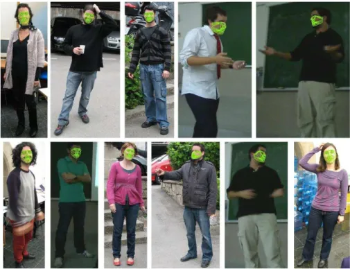 Figure 3.9: Application of face alignment on human body limb dataset.