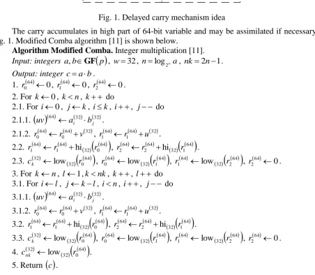 Fig. 1. Delayed carry mechanism idea 