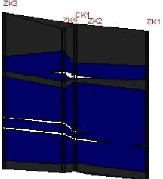 Figure 2. The plan view of well distribution.