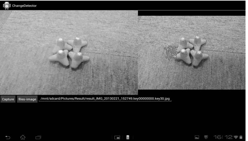 Figure 7. Main interface of client for visualizing change detection result. 