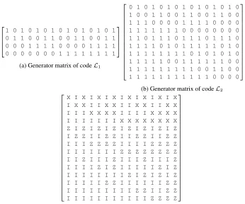 Fig. D.1: Description of the code used for magic state distillation.