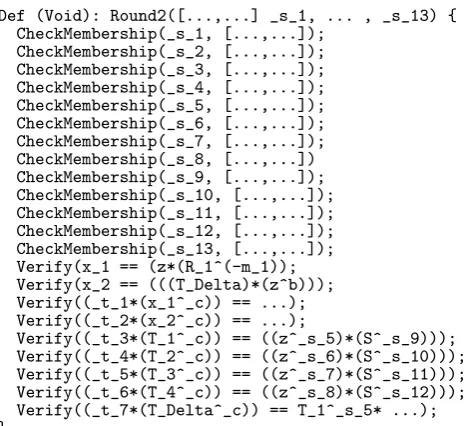 Figure 9: .pil-ﬁle with the Idemix implementation Iopt.
