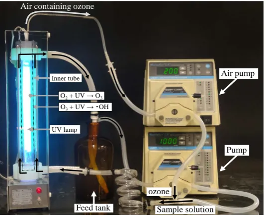 Figure 1. Photograph of the advanced oxidation process reactor.                                                                