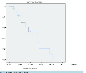 Figure 2. Overall survival Curve. 