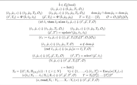 Figure 10 Distributed dynamic semantics for λ→P,S