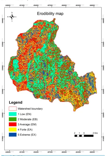 Figure 3. Erodibility map.  
