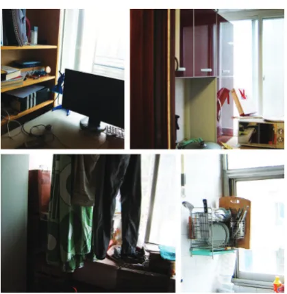 Fig. 1 Use of space in perimeter zones in a space-limited room