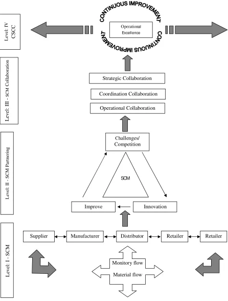 Fig. 1. CSCC frame work showing the four levels of integration 