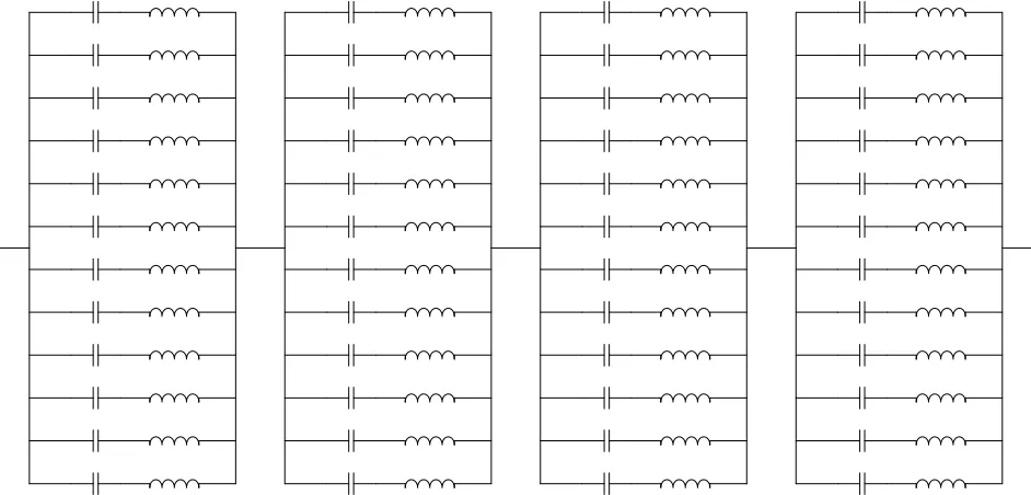 Figure 1. Main wiring diagram of the parallel compensation capacitor bank. 