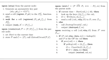 Figure 11: Πor: Client Protocol for Machine P