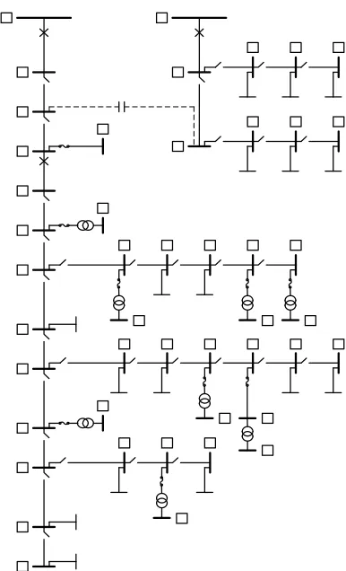 Table 1. Location and capacity of distributed generators. 