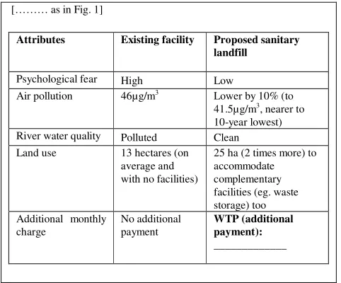 Fig.3: CV question for label format  
