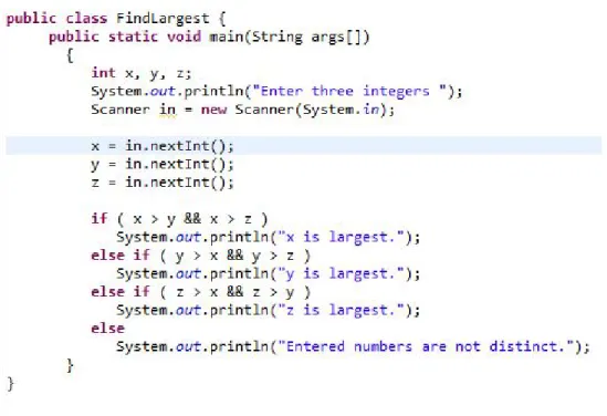 Figure 4.3: A sample source program.