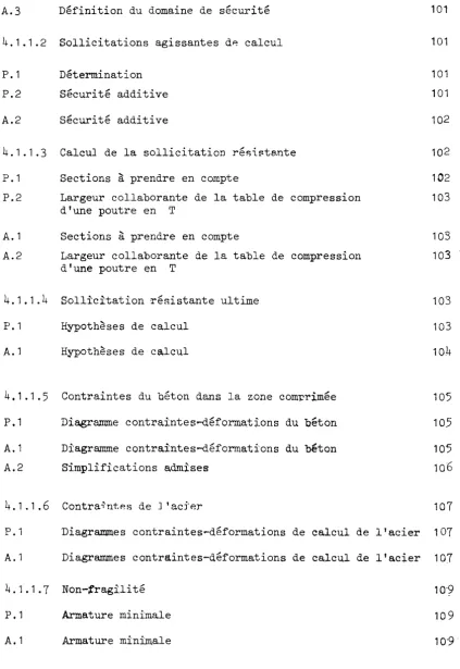 Table des matières 