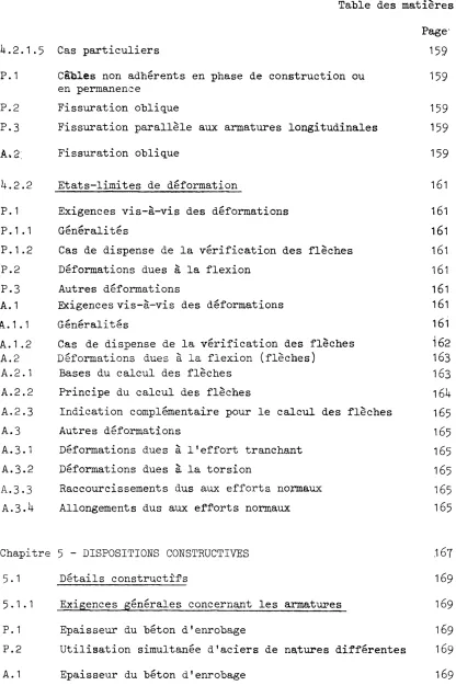 Table des matières 