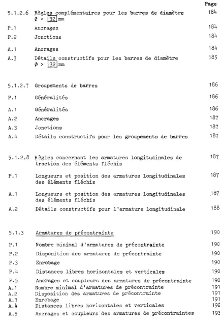 Table des matières 