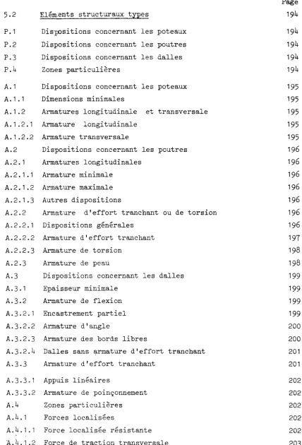 Table des matières 