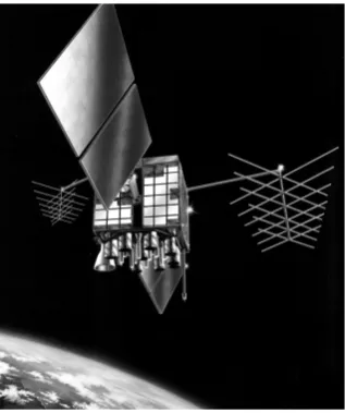 Figure   2.Navstar   GPS   IIR   satellite   (courtesy   of   Lockheed   Martin   Space   Systems   Company)   