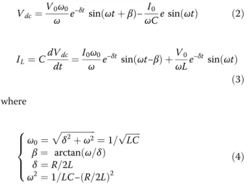 Fig. 4 Equivalent circuit diagram of capacitance discharge