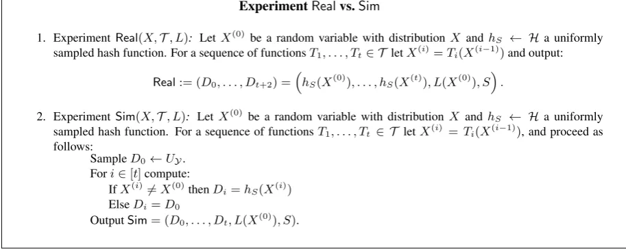 Figure 2: Experiment Real denotes the real tampering experiment and Sim our simulation.