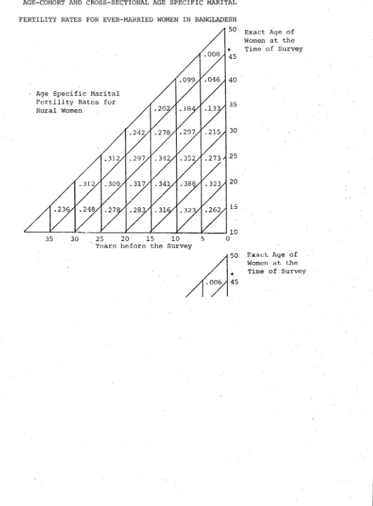 TABLE 3.6AGE-COHORT AND CROSS-SECTIONAL AGE SPECIFIC MARITAL