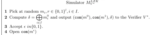 Fig. 7. Parallel Linear Zero-knowledge