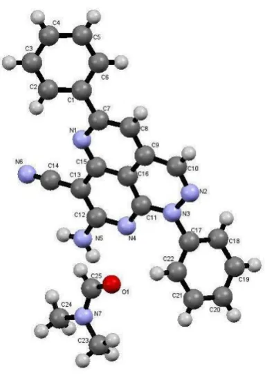 Fig. 2: X-ray crystallography of compound 12m [23]. 