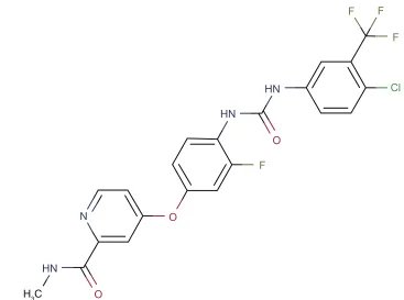 Figure 1 Regorafenib (BAY 73-4506) molecular structure.