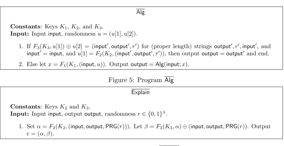 Figure 5: Program Alg
