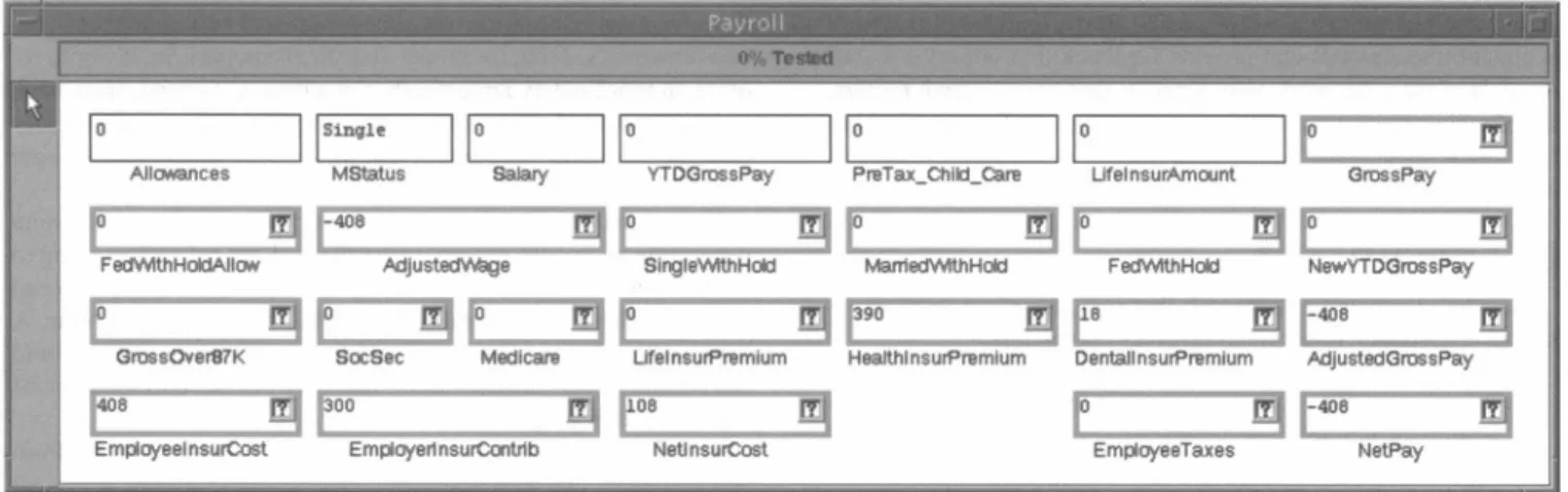 Figure 3: The Payroll task.