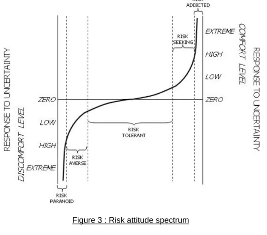 Figure 3 : Risk attitude spectrum 