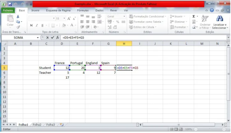 Figure 1.1: SpreadSheet Example