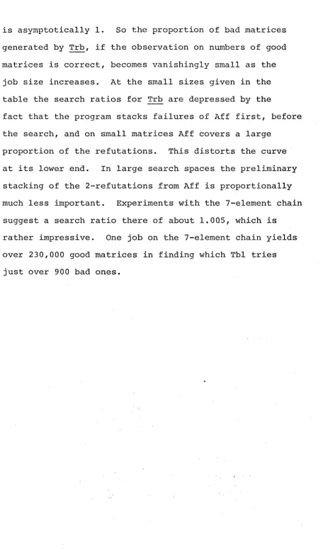 table the search ratios for Trb are depressed by the 