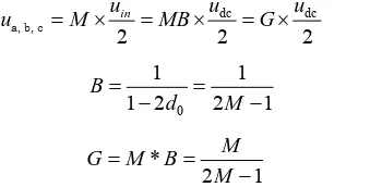 Figure 3. Simple boost SPWM modulation technology schematic. 