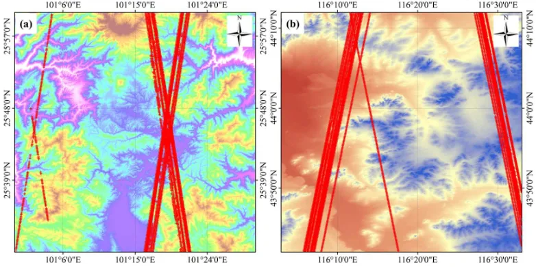 Figure 2. It can be seen that the distributions span the entire study area, covering almost all terrain 