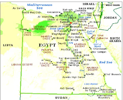 Table 1 Administrative Regions of Egypt by Governorate 