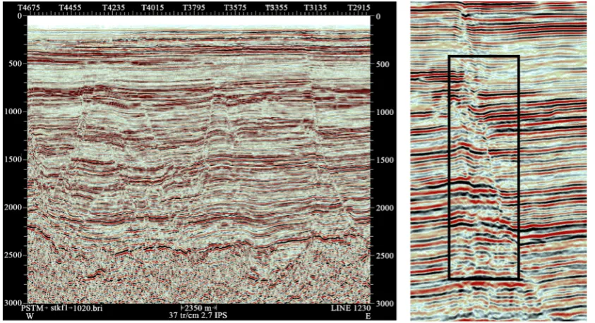 Figure 2. The schematic diagram of problems (fault shadows is in the black frame).               