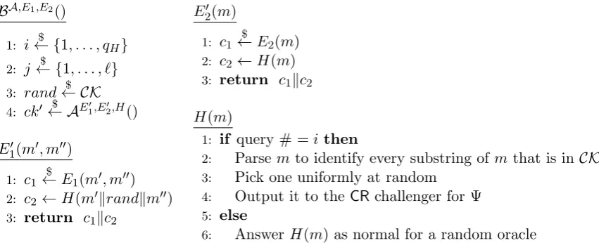 Figure 14: Simulator used in the proof of Theorem 8.