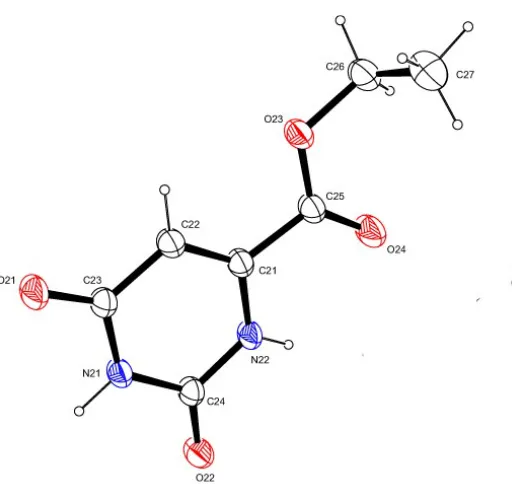 Fig 3. Crystal structure of compound 4 