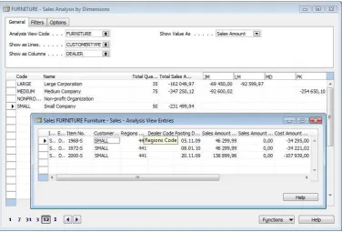 Figure 10 Sales Analysis By Dimensions Regions and CustomerType. 