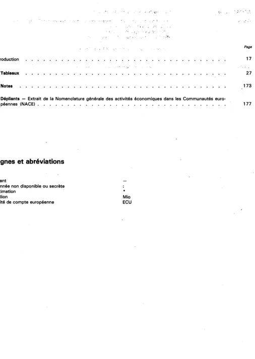 Table des matières 