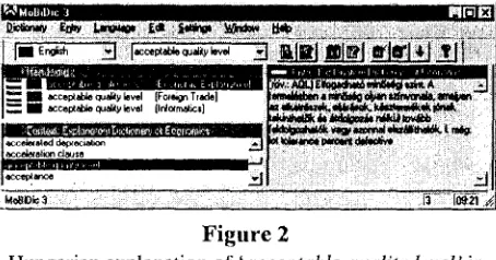 Figure 2 Hungarian explanation of 