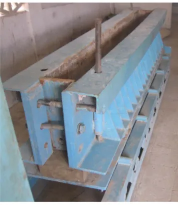 Figure 1. Mould utilized for casting of clay beams. 
