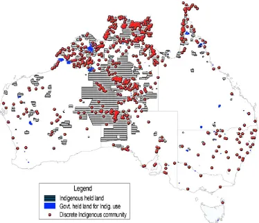 Figure 2 Discrete Indigenous communities and Indigenous-owned land  