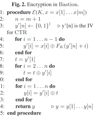 Fig. 3. Decryption in Bastion.