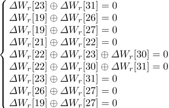 Table 6. Diﬀerential Analysis on 18-round PRIDE